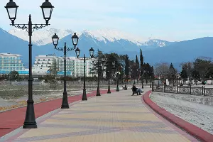 Опустевший Олимпийский парк Сочи  &copy;&nbsp;Нина Зотина, ЮГА.ру