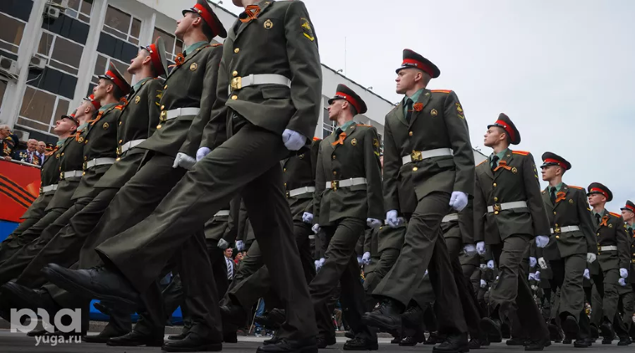 Парад Победы в Краснодаре &copy;&nbsp;Елена Синеок, ЮГА.ру