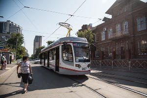 Презентация нового трамвая в Краснодаре © Фото Елены Синеок, Юга.ру