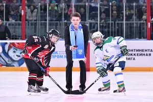 Открытие XII Международного турнира детских команд КХЛ «Кубок Газпром нефти» &copy;&nbsp;Фото предоставлено пресс-службой &laquo;Газпром нефти&raquo;