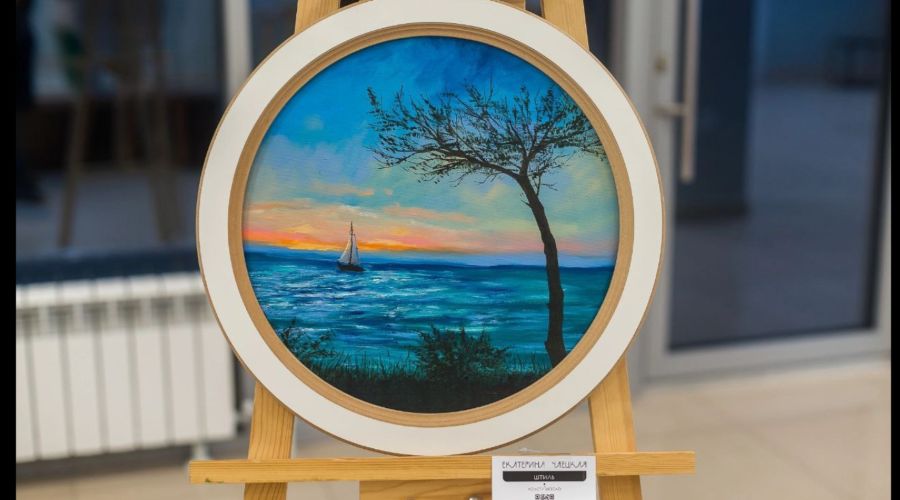 Работа Екатерины Чаецкой © Скриншот фото из письма от пресс-службы музея имени Коваленко