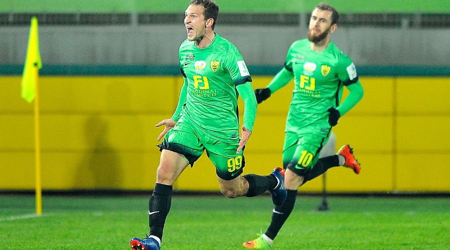 Матч чемпионата России «Анжи» — «Оренбург». Александр Прудников &copy;&nbsp;Фото с официального сайта ФК &laquo;Анжи&raquo;