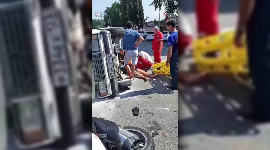  &copy;&nbsp;Кадр из видео инстаграма &laquo;ЧП Сочи&raquo;, instagram.com/chp_sochi