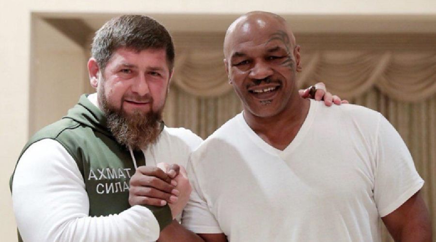 Рамзан Кадыров и Майк Тайсон © Фото с сайта grozny.tv