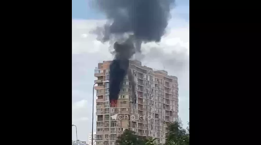  &copy;&nbsp;Скриншот видео из телеграма&laquo;ЧП Краснодар&raquo;, t.me/chp_krd