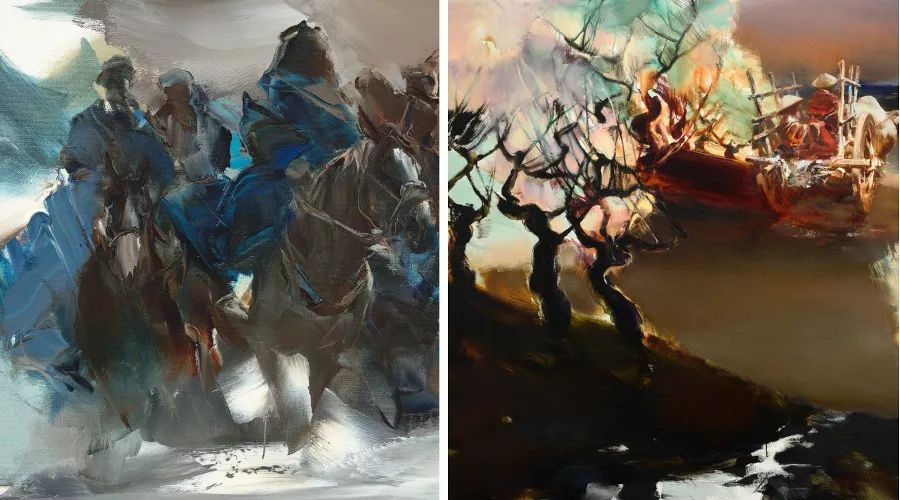  &copy;&nbsp;Коллаж из скриншотов фото из телеграм-канала &laquo;Музей Коваленко&raquo;, автор работ Валерий Блохин