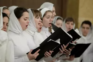 Выступление хоров в Казанском кафедральном соборе Ставрополя &copy;&nbsp;Эдуард Корниенко, ЮГА.ру