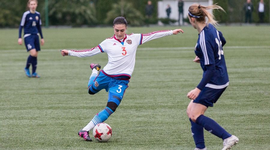 Финал турнира «Кубанская весна» между сборными России и Беларуси © Фото с официального сайта РФС