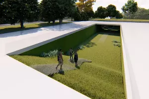 Западный вход &copy;&nbsp;Фото из презентации пресс-службы администрации Краснодара