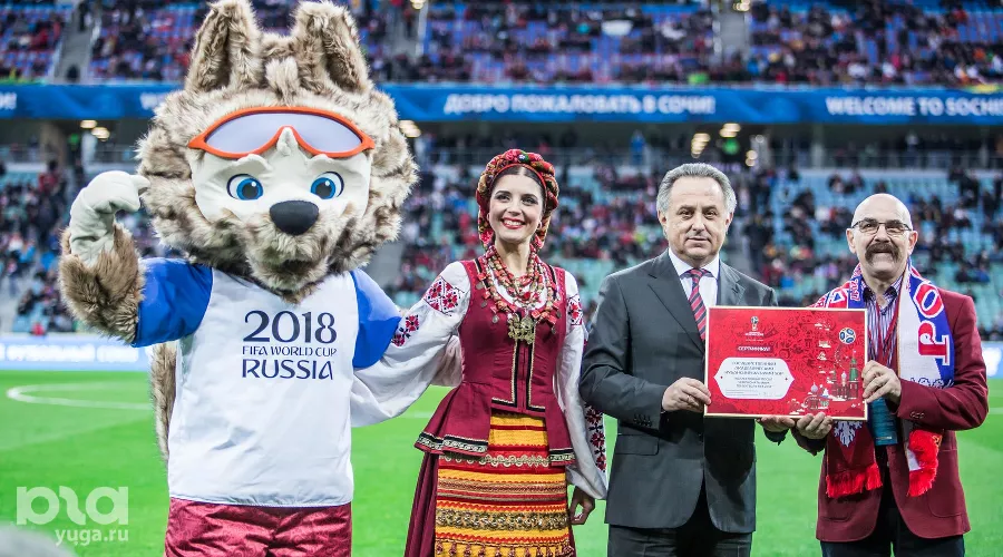 Открытие обновленного стадиона «Фишт» в Сочи &copy;&nbsp;Фото Евгения Резника, Юга.ру