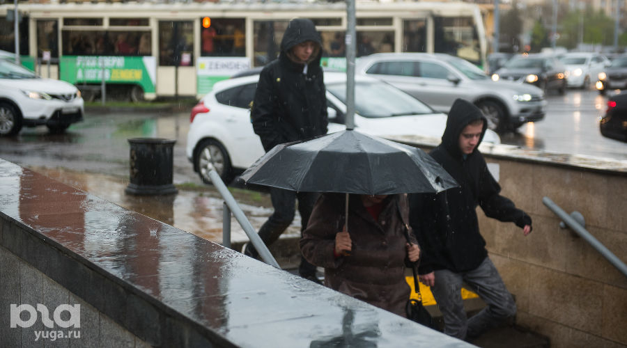 Дождь в Краснодаре © Фото Елены Синеок, Юга.ру