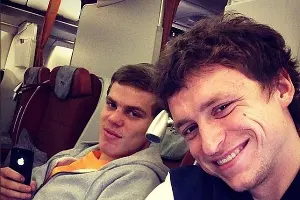 Павел Мамаев и Александр Кокорин &copy;&nbsp;Фото из социальных сетей футболистов