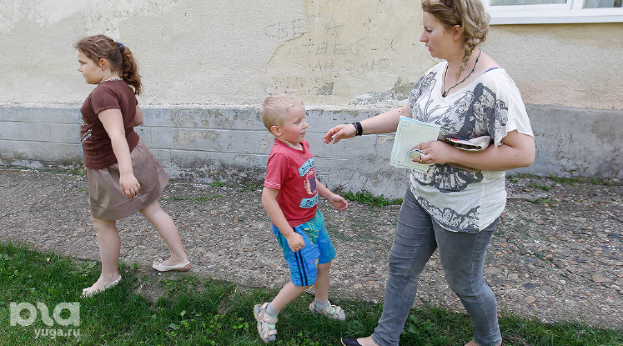 На Ставрополье приехали беженцы из Славянска &copy;&nbsp;Эдуард Корниенко, ЮГА.ру