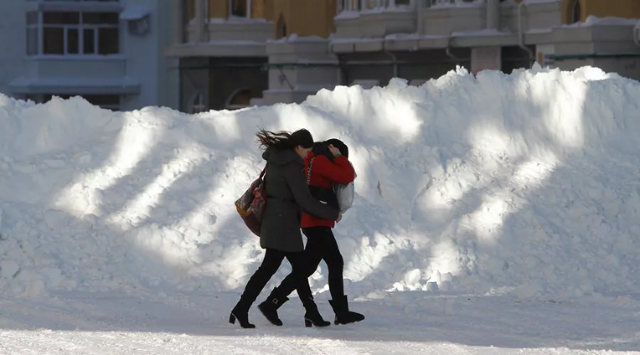 Аномальные морозы в Ставрополе &copy;&nbsp;Эдуард Корниенко, ЮГА.ру