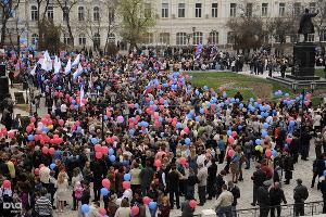 Митинг в поддержку М.Столярова в Астрахани  &copy;&nbsp;Михаил  Мордасов. ЮГА.ру