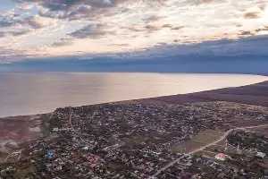 Азовское море. Панорама Яндекс Карты &copy;&nbsp;Скриншот с сайта Яндекс Карты,yandex.ru/maps/geo/yeysk/53160363/