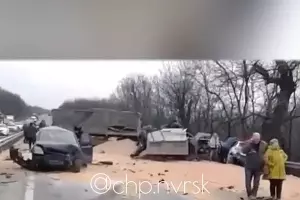  &copy;&nbsp;Кадр из видео телеграм-канала &laquo;ЧП Новороссийска&raquo;, t.me/chpnvrsk