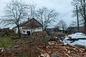 Поселок МТФ-1, находящийся в 1,3 км от белореченского полигона © Фото Дмитрия Пославского, Юга.ру