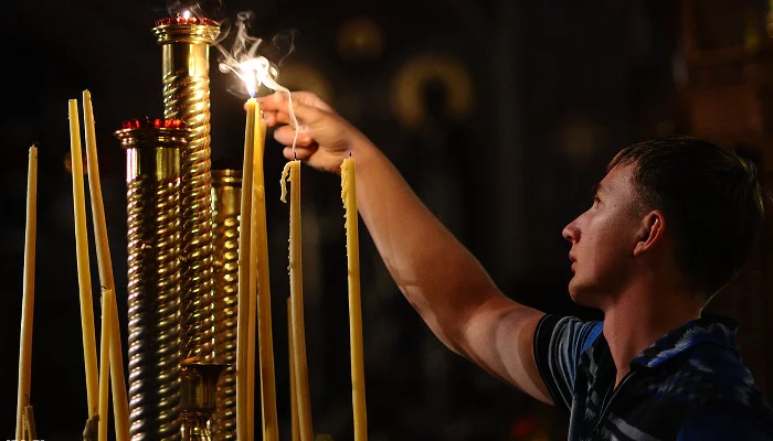 Пасха в Свято-Екатерининском кафедральном соборе Краснодара &copy;&nbsp;Алёна Живцова, ЮГА.ру