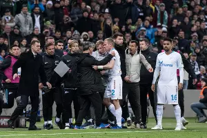 Матч &laquo;Краснодар&raquo; — &laquo;Зенит&raquo;, Краснодар, 20 апреля 2019 года &copy;&nbsp;Фото Елены Синеок, Юга.ру