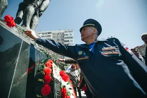 Митинг в память о трагедии на ЧАЭС &copy;&nbsp;Фото Юга.ру