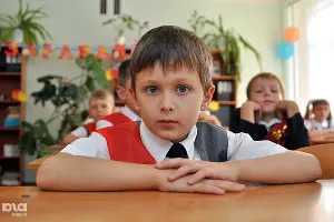 1 сентября в краснодарской школе &copy;&nbsp;Елена Синеок. ЮГА.ру