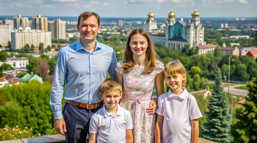 Семья из нейросетей &copy;&nbsp;Изображение сгенерировано с помощью recraft.ai