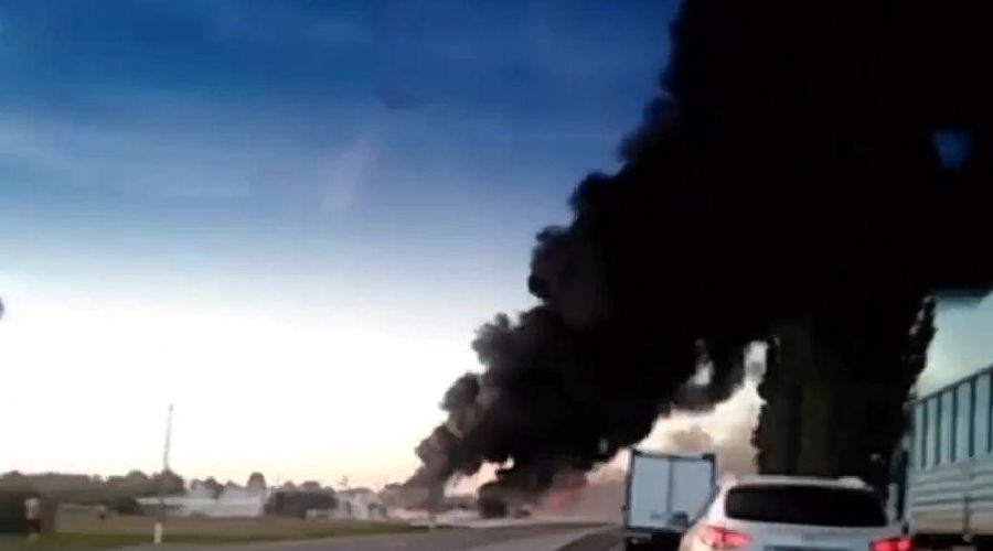  &copy;&nbsp;Скриншот видео из телеграм-канала &laquo;ЧП Краснодар&raquo;, tmtr.me/chp_krd