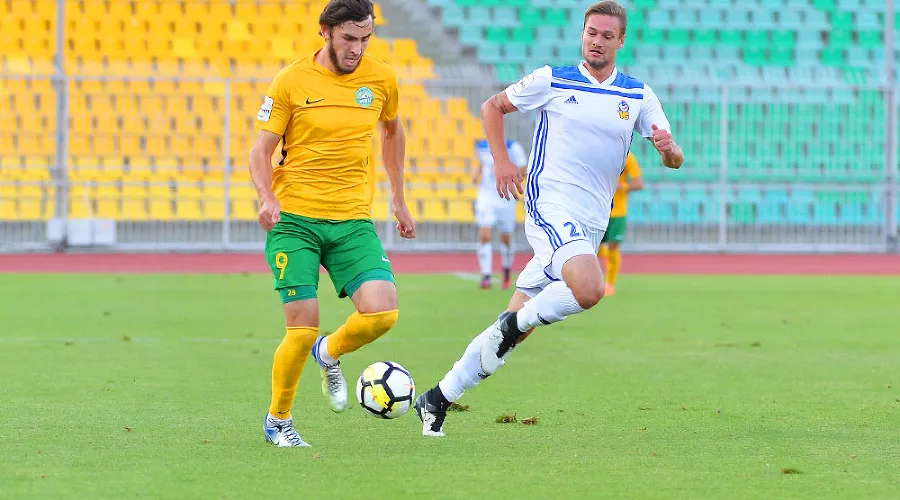 Матч 5-го тура ПФЛ «Урожай» — «Волгарь». Амур Калмыков &copy;&nbsp;Фото из группы vk.com/fcurojai