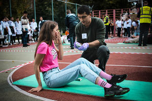Соревнования по оказанию первой помощи в КубГМУ © Фото пресс-службы КубГМУ