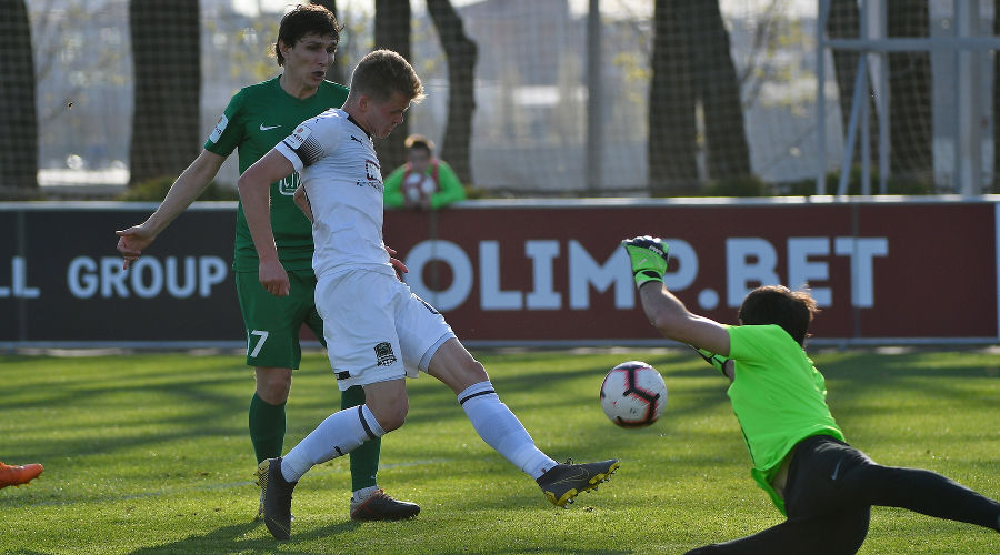 Матч 21-го тура ПФЛ «Ангушт» — «Краснодар-3» © Фото пресс-службы ФК «Краснодар»