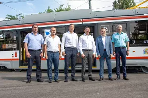 В Краснодаре вышли на маршрут новые трамваи &copy;&nbsp;Фото Дмитрия Пославского, Юга.ру