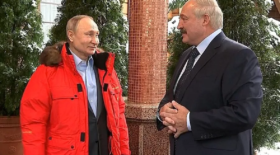 Владимир Путин и Александр Лукашенко &copy;&nbsp;Фото пресс-службы Кремля