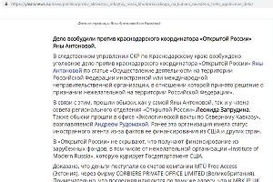  © Скриншот с сайта yasnonews.ru