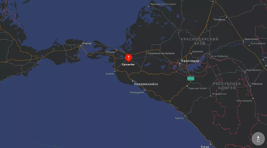  &copy;&nbsp;Скриншот с сайта myearthquakealerts.com