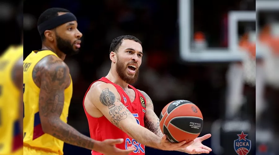 Майкл Джеймс &copy;&nbsp;Фото Михаила Сербина с сайта cskabasket.com