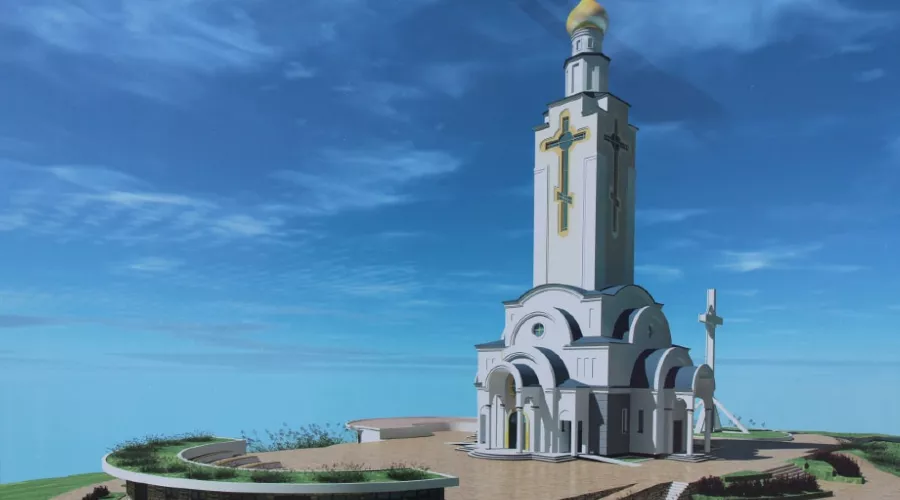 Свято-Воздвиженский храм &copy;&nbsp;Телеграм-канал Анапское Черноморье https://t.me/anapanovosti/19876