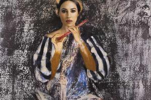 Работа Никаса Сафронова «Музыка, навеянная звуками времени» © Фотография предоставлена пресс-службой музея им. Коваленко