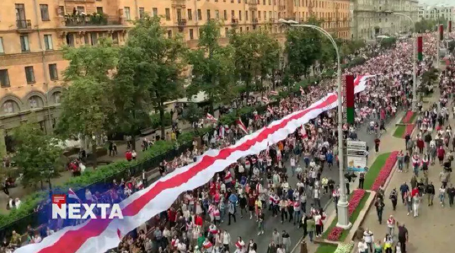  &copy;&nbsp;Скриншот видео из телеграм-канала Nexta Live, t.me/nexta_live
