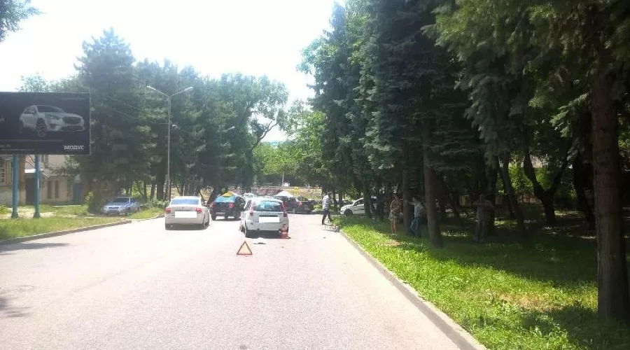 Место происшествия &copy;&nbsp;Фото ОПБДД УГИБДД по Ставропольскому краю