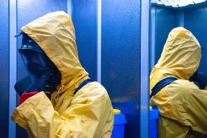 Дезинфекция жилых домов в Краснодаре &copy;&nbsp;Фото Дмитрия Леснова, Юга.ру