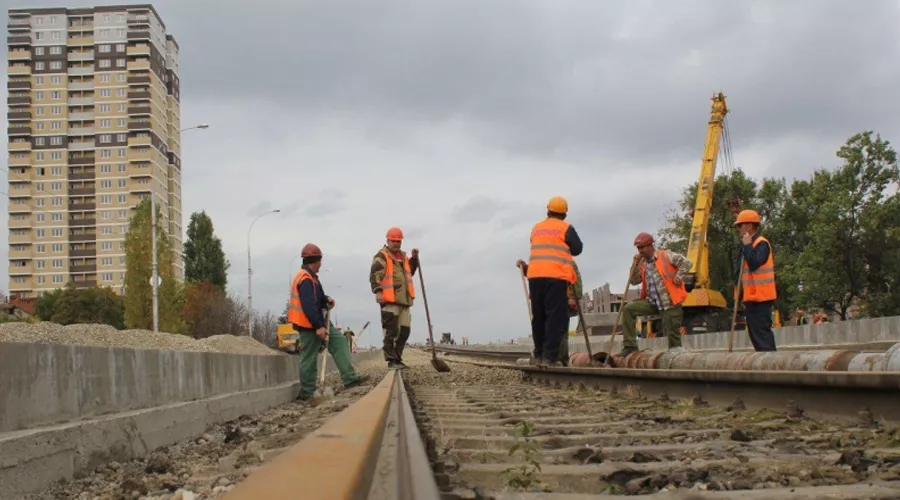 Ремонт Садового моста &copy;&nbsp;Фото пресс-службы администрации Краснодара