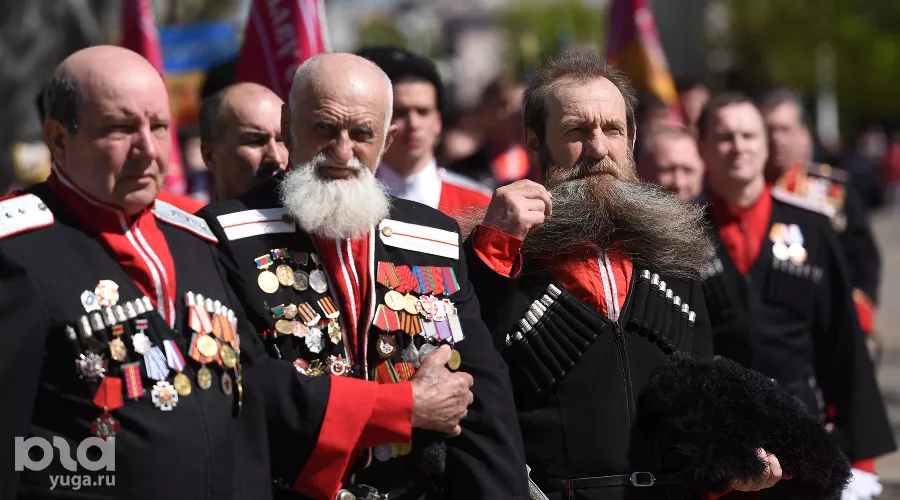 Парад казаков в Краснодаре &copy;&nbsp;Елена Синеок, ЮГА.ру