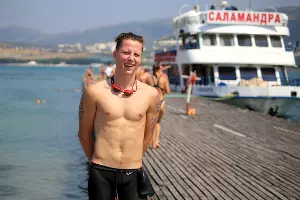 Заплыв &laquo;Морская миля&raquo; через Геленджикскую бухту &copy;&nbsp;Фото пресс-службы администрации Геленджика