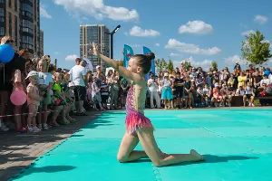 День защиты детей в микрорайоне Любимово &copy;&nbsp;Фото Дениса Яковлева, Юга.ру