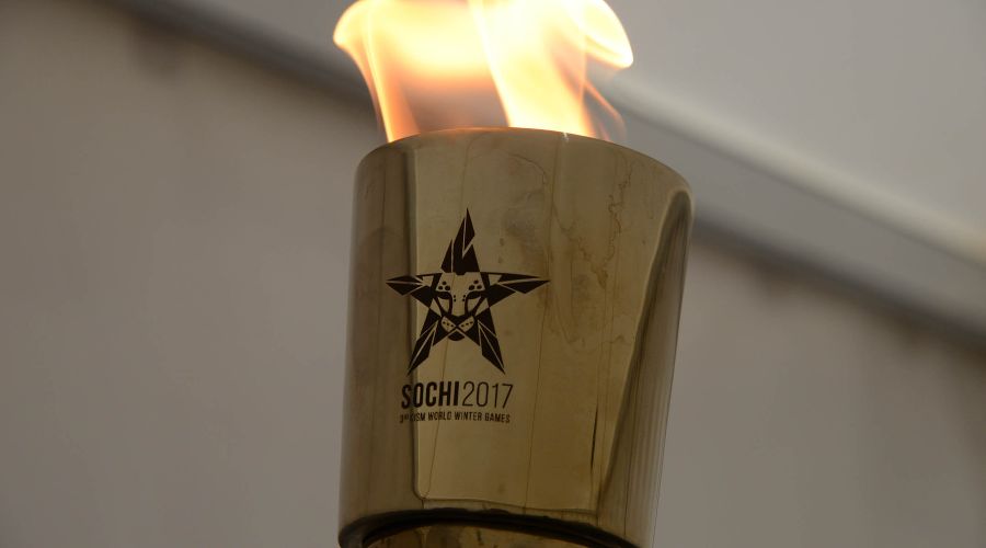 Факел Всемирных военных игр &copy;&nbsp;Фото с официального сайта ЦСКА