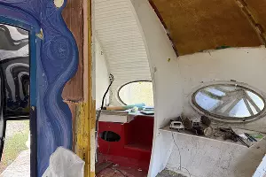 Дом Futuro в Краснодаре, декабрь 2025 года &copy;&nbsp;Фото Марины Солошко, Юга.ру