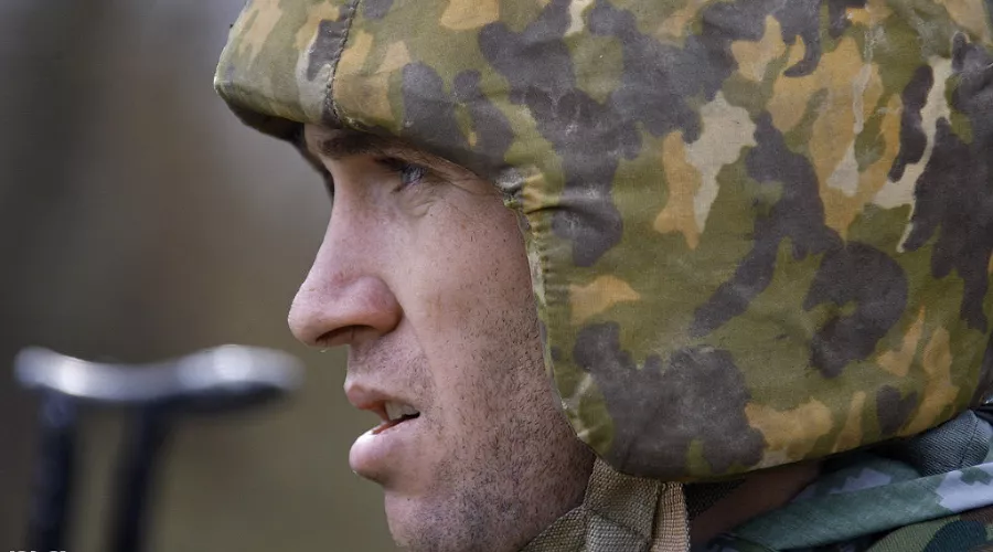 Спецназ "Акула" сдает экзамен на ношение "крапового берета" &copy;&nbsp;Влад Александров. ЮГА.ру