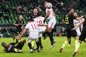 Матч «Краснодар» — «Севилья», Краснодар, 25 ноября 2020 года &copy;&nbsp;Фото Елены Синеок, Юга.ру