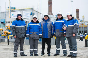 Торжественное открытие газопровода «Турецкий поток» на компрессорной станции «Русская» © Фото Елены Синеок, Юга.ру
